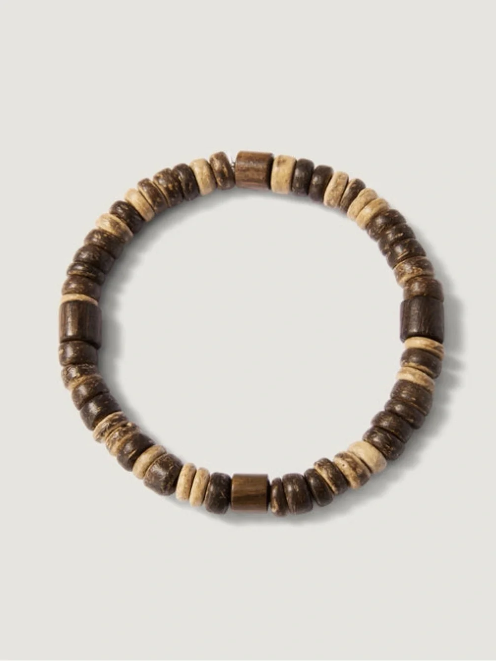 Brown Monochrome Bead Stretch Bracelet - Women Jewelry